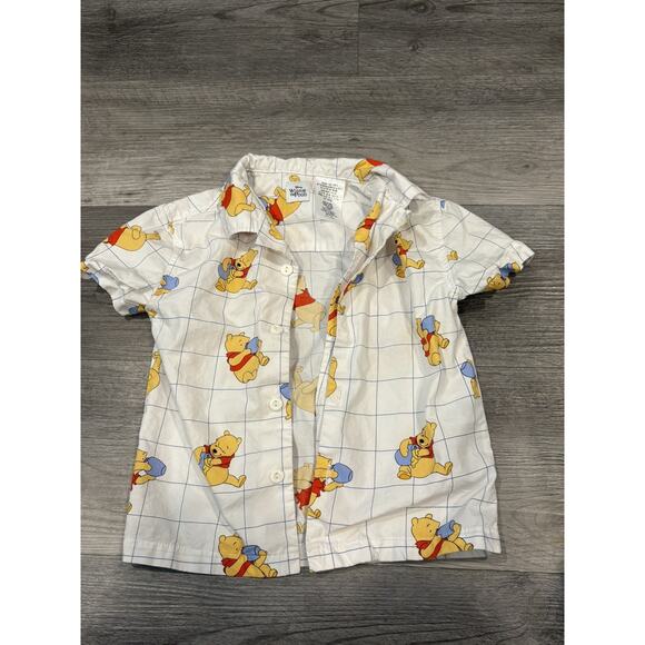 Disney Other - Disney Winnie The Pooh Button-up Shirt Toddler Child US 4